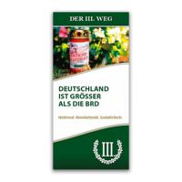 Deutschland ist größer als die BRD Faltblatt