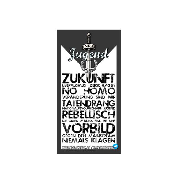 Jugend Zukunft – Aufkleber DIN lang