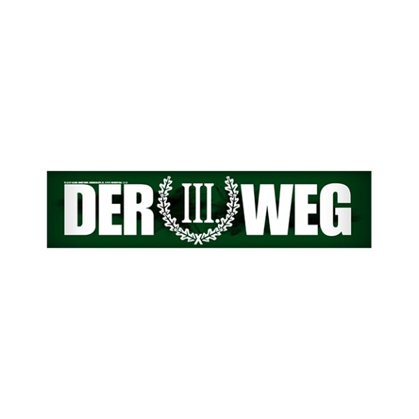 Der III. Weg - Aufkleber 4,2 cm x 19,6 cm